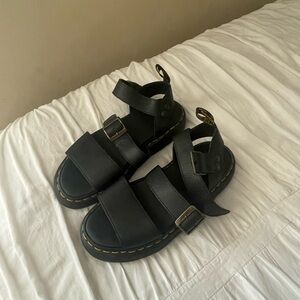 Dr. Martens Black Sandals